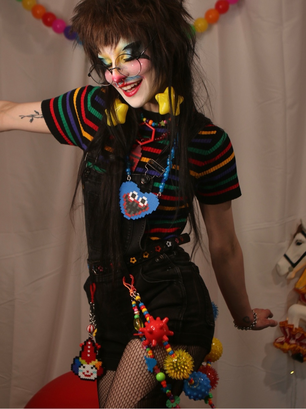 LIGHT-UP Clown Belt Chain 🤡🎪